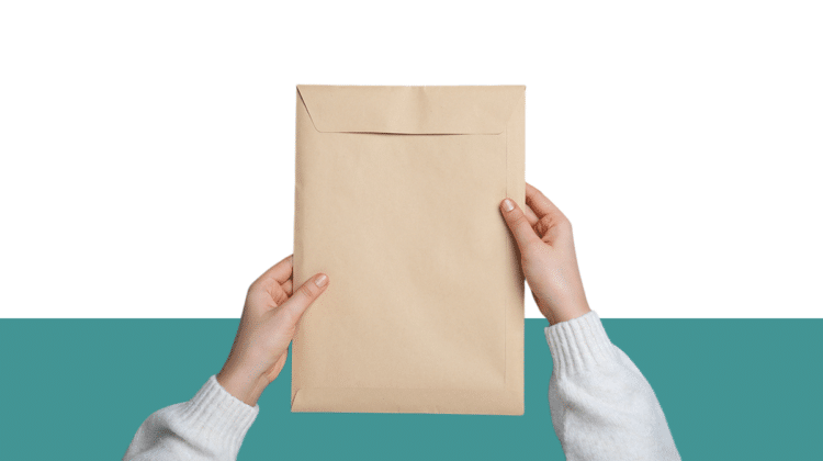 photos of hands holding a manila envelope from the Pro Legal Care LLC blog post titled I was served divorce papers, now what?