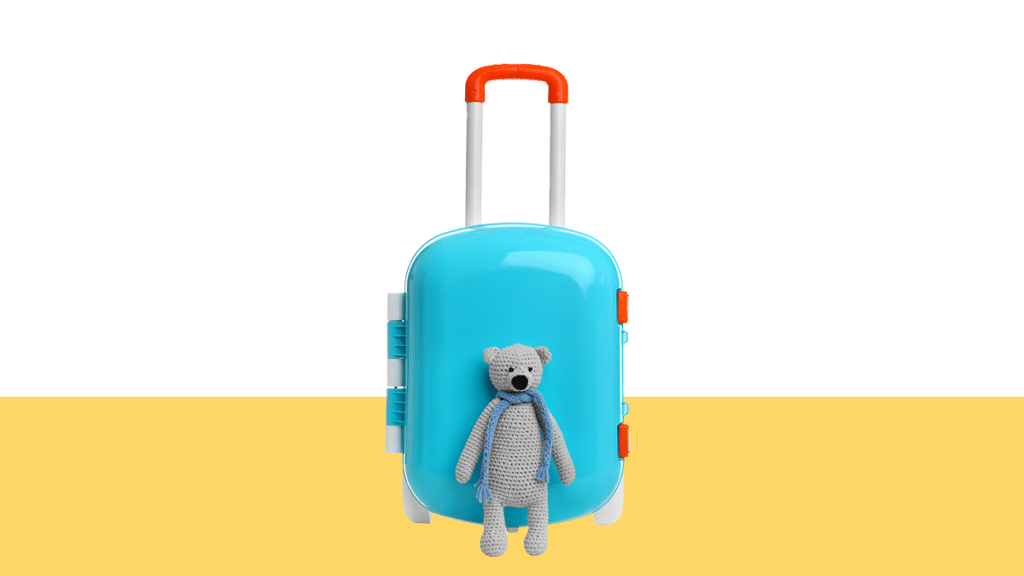 photo of a suitcase and a teddy bear from Pro Legal Care LLC's blog post about parental kidnapping